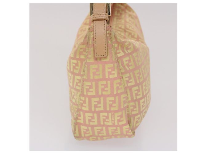 FENDI Zucchino Borsa a mano in tela Oro rosa Auth fm2528 - vista 4