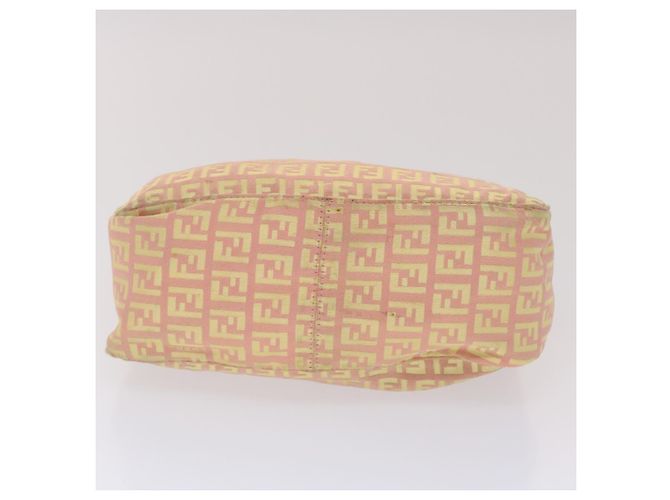 FENDI Zucchino Borsa a mano in tela Oro rosa Auth fm2528 - vista 5