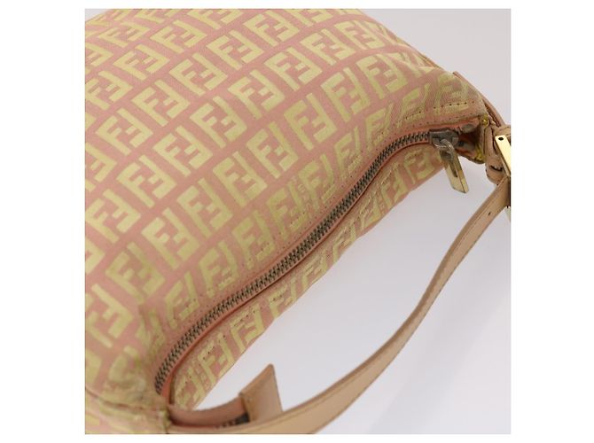 FENDI Zucchino Borsa a mano in tela Oro rosa Auth fm2528 - vista 6