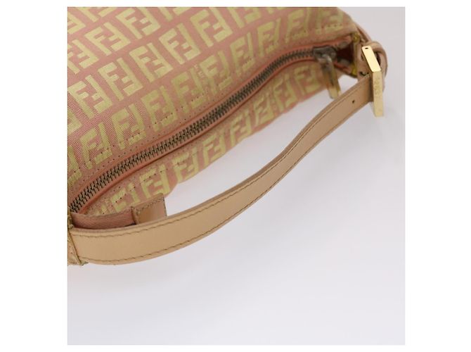 FENDI Zucchino Borsa a mano in tela Oro rosa Auth fm2528 - vista 7