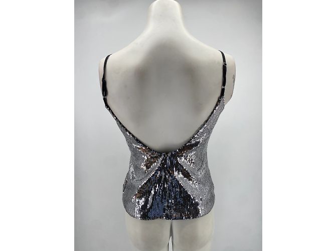 Rta tops T.International XS Glitter Plata - vista 2