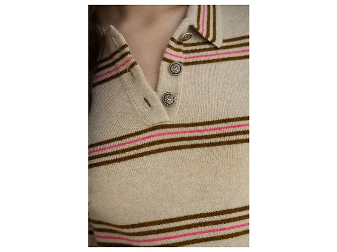Chanel & Karl Lagerfeld auf dem Laufsteg vor dem Herbst 2014 Paris-Dallas-Kaschmirpullover Mehrfarben - Ansicht 6
