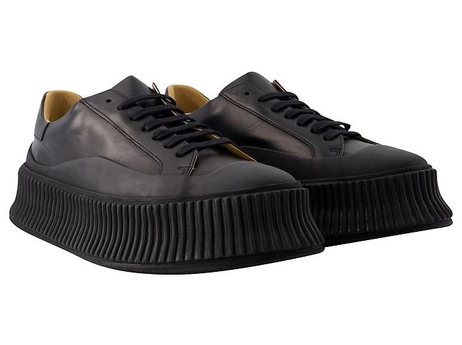 Scarpe da ginnastica - Jil Sander - Pelle - Nere - vista 2