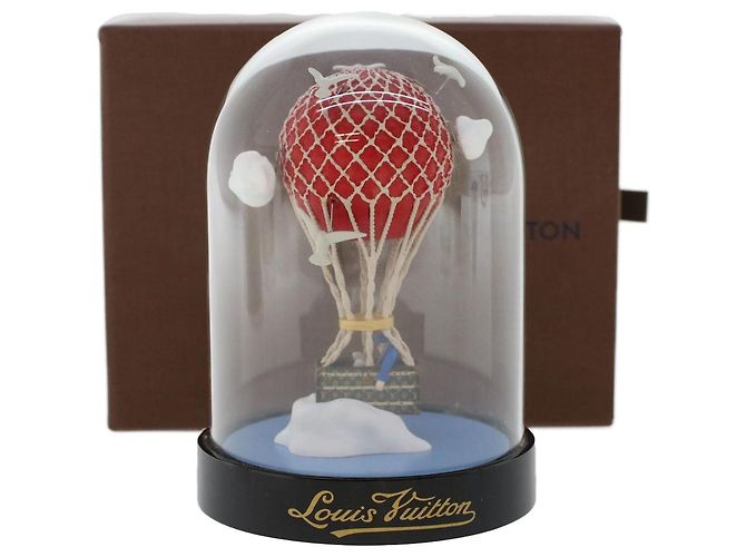 LOUIS VUITTON Snow Globe Balloon VIP Only Clear Red LV Auth ar9928 - view 12