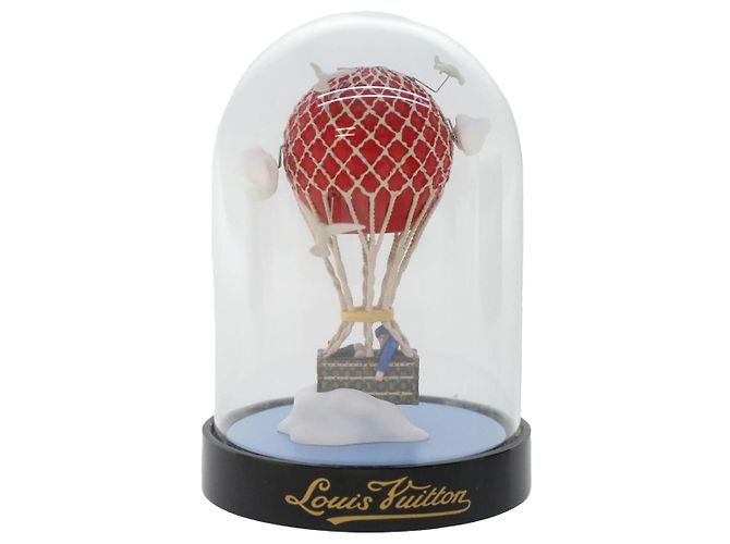 LOUIS VUITTON Snow Globe Balloon VIP Only Clear Red LV Auth ar9928 - view 13