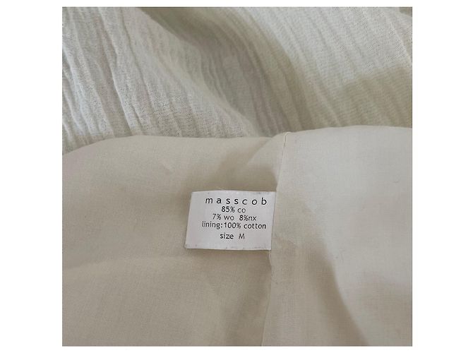 masscob colore abito Cream T. 34 poco per volta 36 Bianco sporco - vista 27
