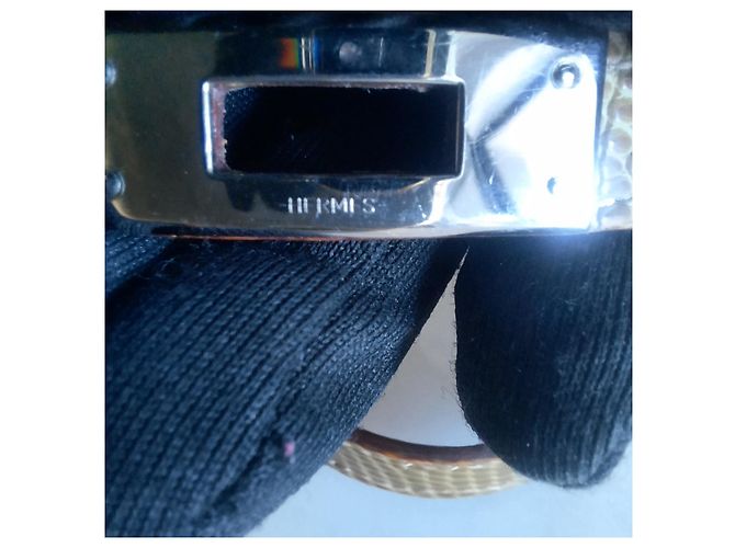 Kelly Double Tour Bracciale Hermès - Modello Kelly doppio giro - Lucertola Beige - vista 7