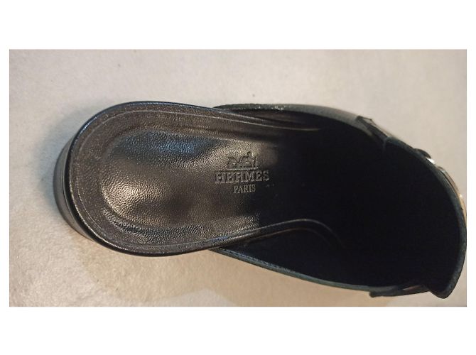 Hermès Vincennes mules size 40 Black - view 15