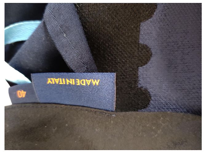 Pantaloni Louis Vuitton x Nigo Blu navy - vista 5