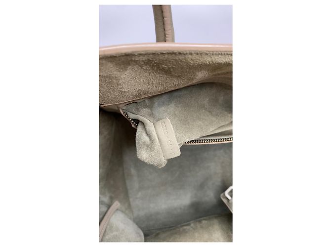 Borsa tote Céline Phantom in pelle beige - vista 11
