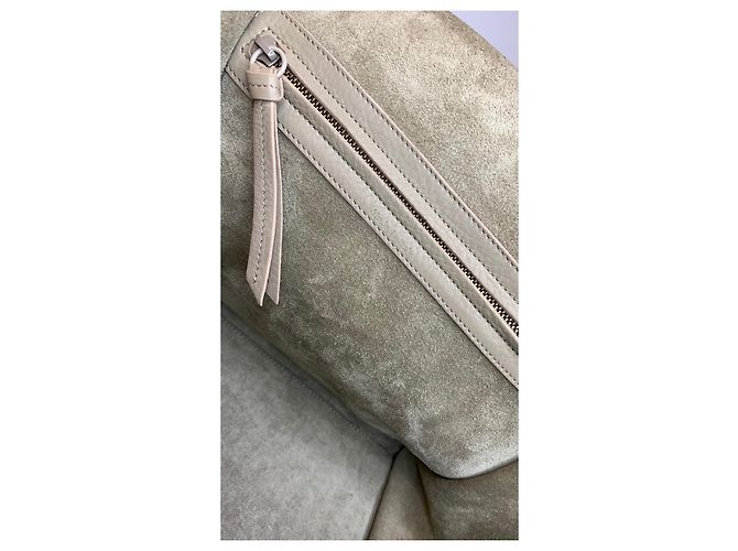 Borsa tote Céline Phantom in pelle beige - vista 12