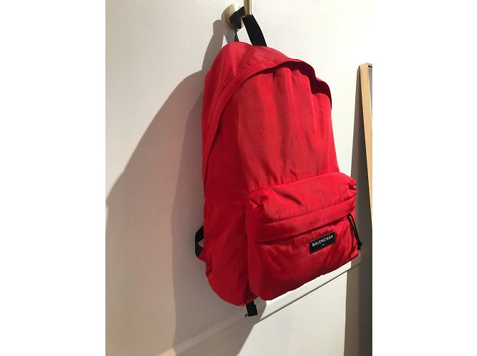 Zaini BALENCIAGA T. Tessuto Rosso - vista 4