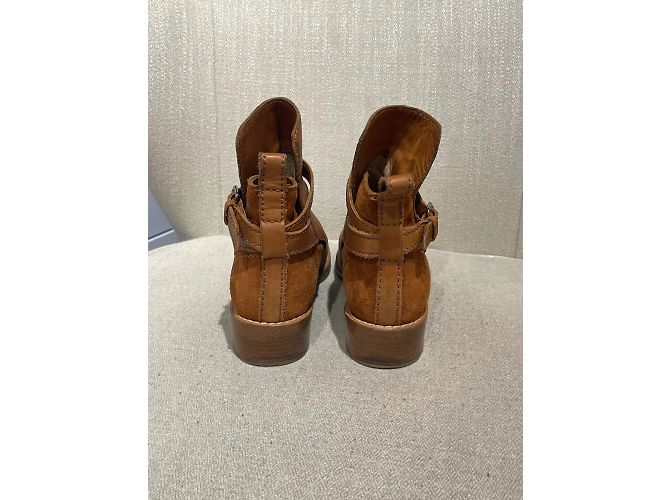 ACNE STUDIOS Botas de tobillo T.EU 35 Cuero Camello - vista 4