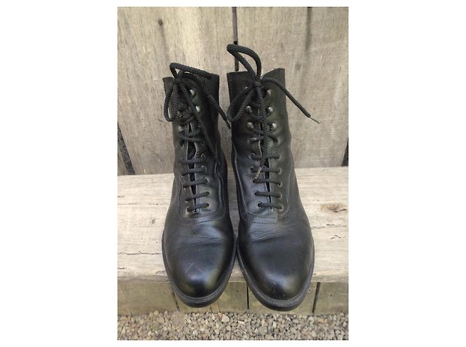 Stivaletti Bally vintage p 35 Nero - vista 2