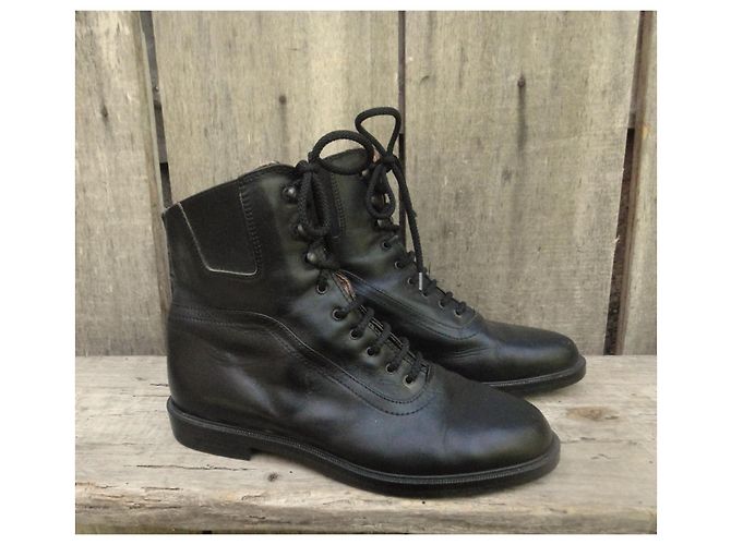 Stivaletti Bally vintage p 35 Nero - vista 4