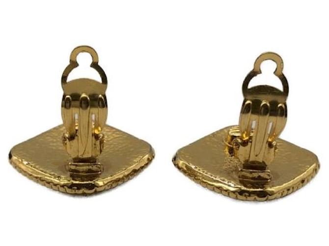 ***Pendientes marca coco CHANEL Dorado - vista 3