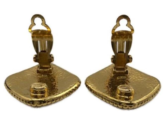 ***Pendientes marca coco CHANEL Dorado - vista 4