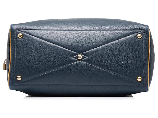 Hermès Hermes Blu Victoria 43 Blu navy - vista 4