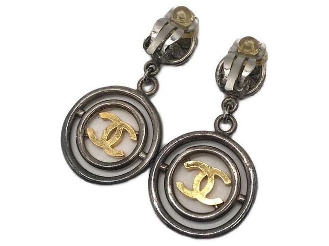 *** Orecchini oscillanti CHANEL Cocomark trifoglio - vista 2