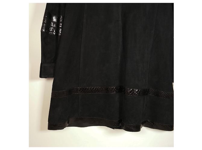 Erstaunliche Gucci Tom Ford Runway Jacke mit Python Schwarz - Ansicht 10