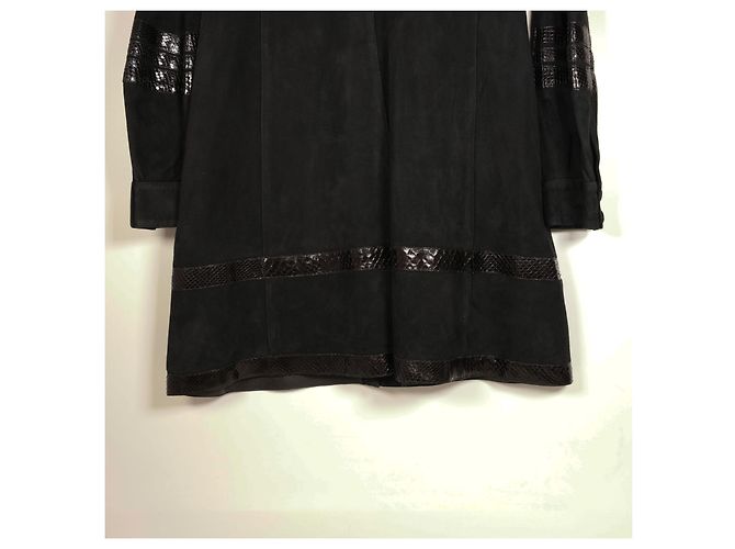 Erstaunliche Gucci Tom Ford Runway Jacke mit Python Schwarz - Ansicht 13