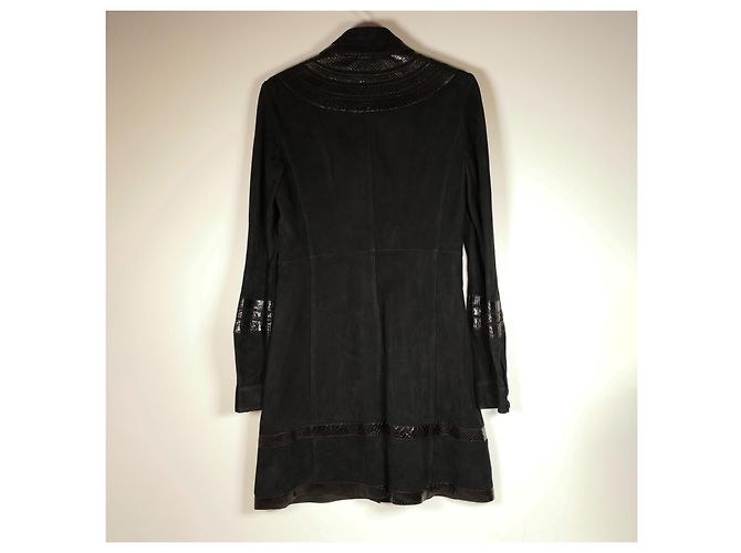 Erstaunliche Gucci Tom Ford Runway Jacke mit Python Schwarz - Ansicht 2