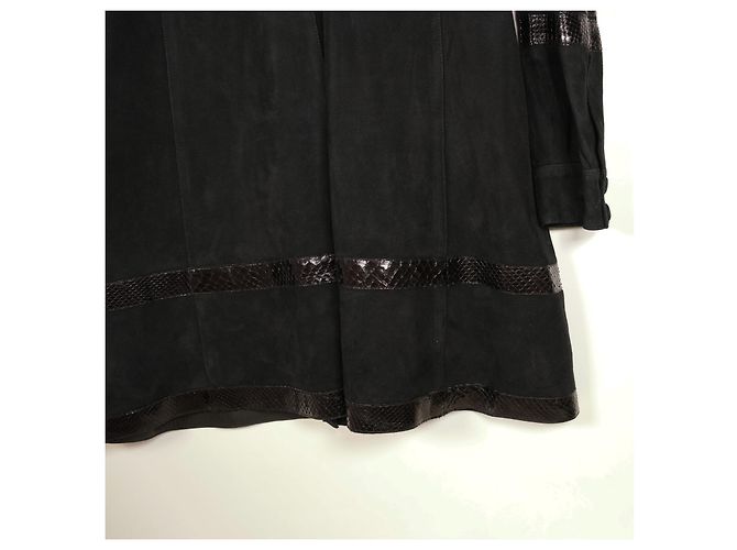 Erstaunliche Gucci Tom Ford Runway Jacke mit Python Schwarz - Ansicht 9