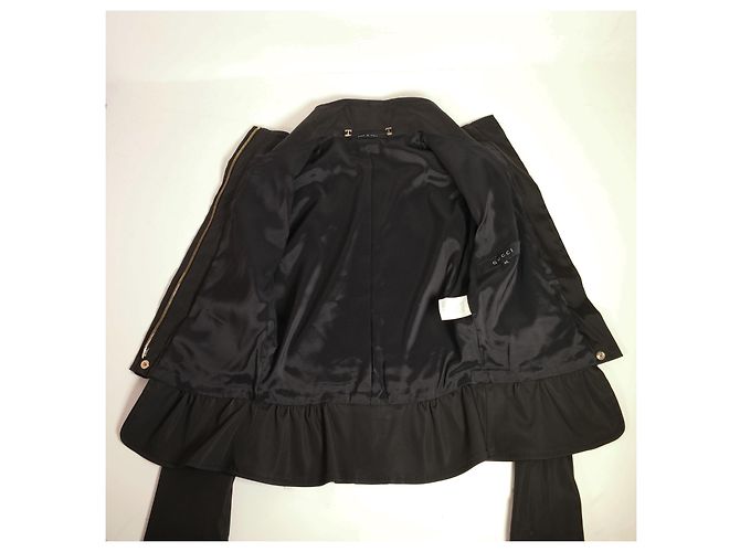 Increíble última colección de Gucci Tom Ford 2004 Chaqueta de pasarela Negro - vista 12