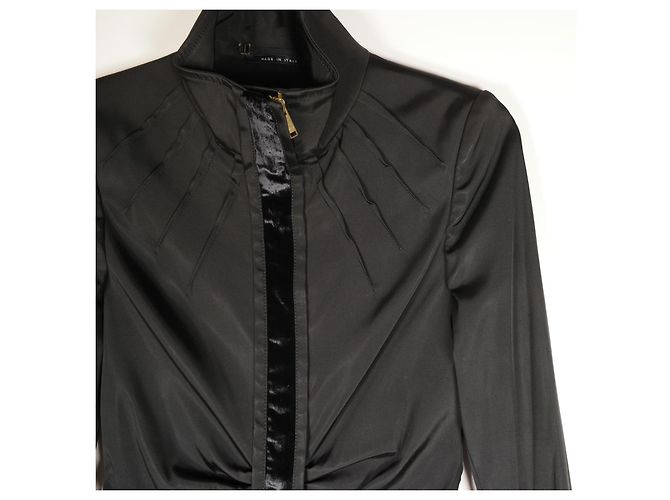Increíble última colección de Gucci Tom Ford 2004 Chaqueta de pasarela Negro - vista 4