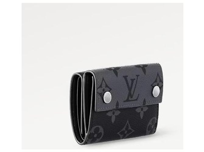 Louis Vuitton Portafoglio compatto LV Discovery nuovo Grigio antracite - vista 3