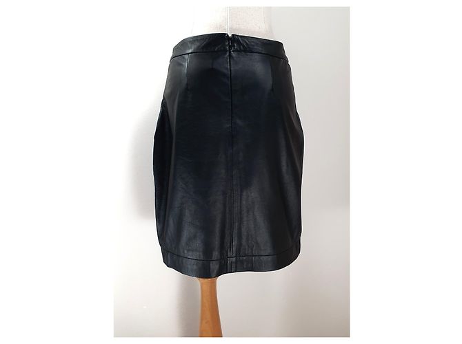 Falda de piel de cordero negra Day Birger & Mikkelsen Negro - vista 3