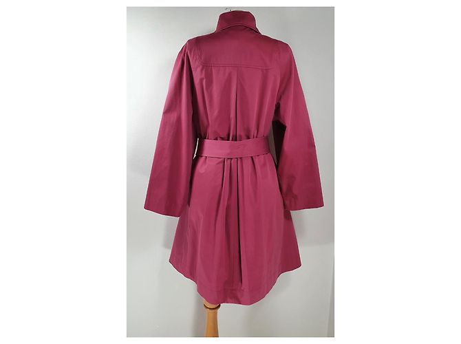Kenzo Trenchcoat Rosa Baumwolle Pink Fuschia - Ansicht 5