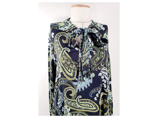 Vestido Hale Bob de viscosa y elastano Talla L Multicolor - vista 2