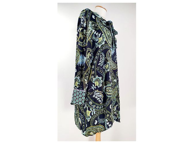Vestido Hale Bob de viscosa y elastano Talla L Multicolor - vista 3