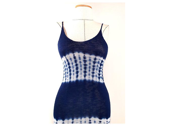 Ralph Lauren Denim and Supply Kleid Blau Viscose - Ansicht 2