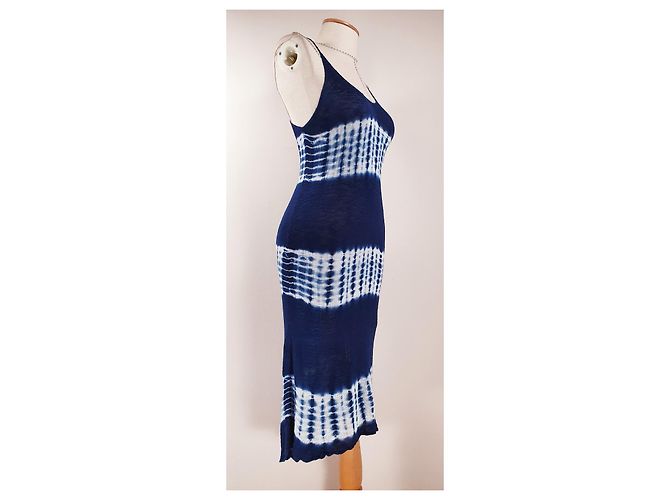 Ralph Lauren Denim and Supply Kleid Blau Viscose - Ansicht 3