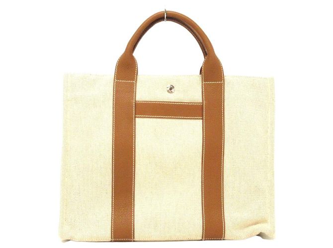 Toto Bag Bolso de mano Hermès Beige - vista 2