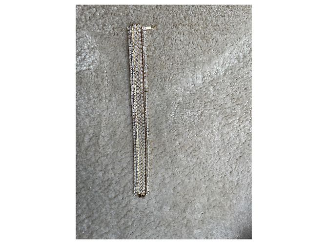 Autre Marque Bracciale con diamanti in oro bianco e giallo 12.25 carati Multicolore - vista 7