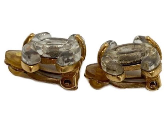 ***Pendientes marca coco CHANEL Dorado - vista 4