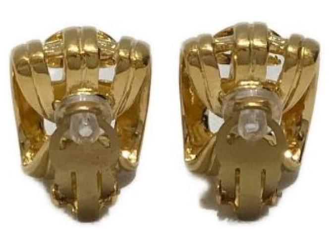 ***Pendientes marca coco CHANEL Dorado - vista 2
