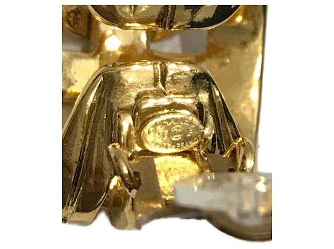 ***Pendientes marca coco CHANEL Dorado - vista 4