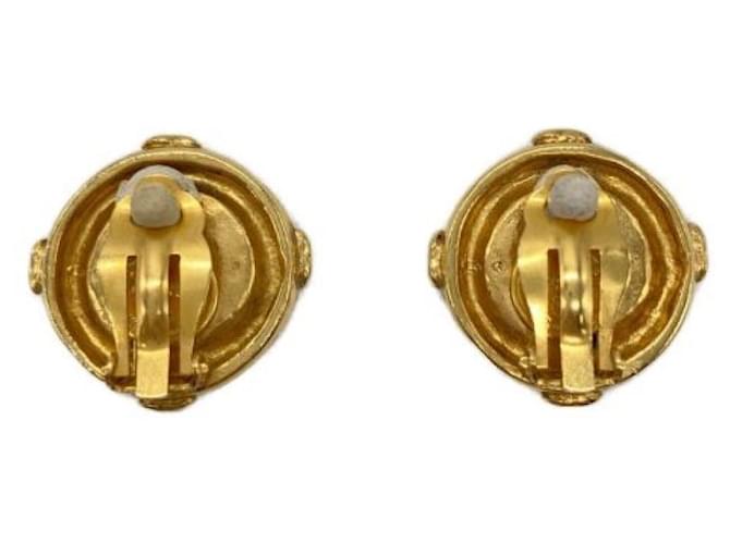 *** Orecchini vintage CHANEL con marchio cocco D'oro - vista 2