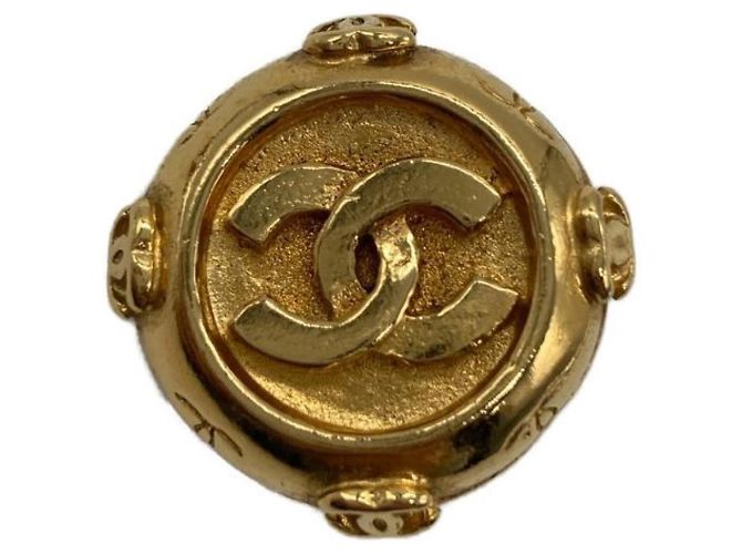 *** Orecchini vintage CHANEL con marchio cocco D'oro - vista 4