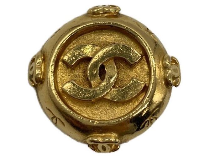 *** Orecchini vintage CHANEL con marchio cocco D'oro - vista 5
