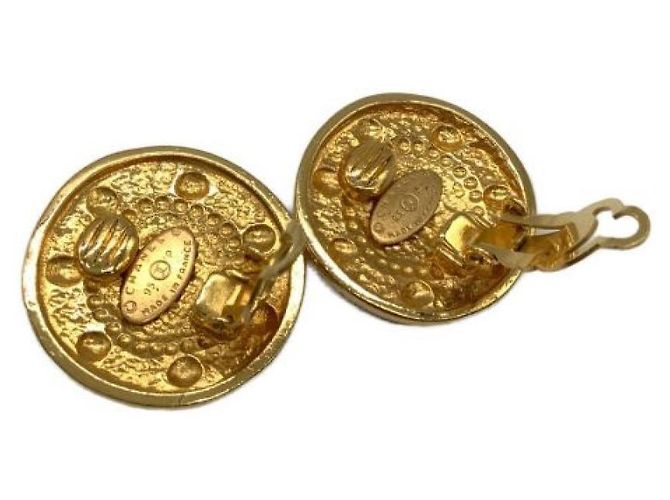 ***CHANEL Vintage-Ohrringe Golden - Ansicht 4