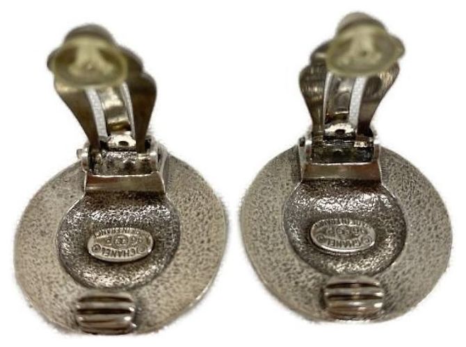 ***CHANEL Vintage-Ohrringe Silber - Ansicht 3