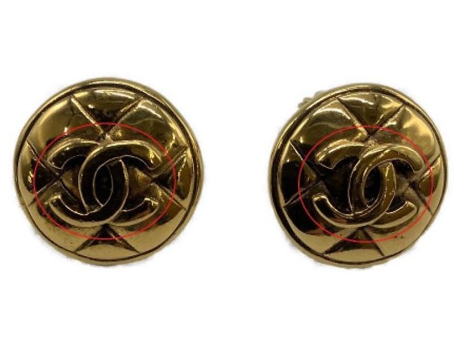 *** CHANEL  vintage earrings Golden - view 5