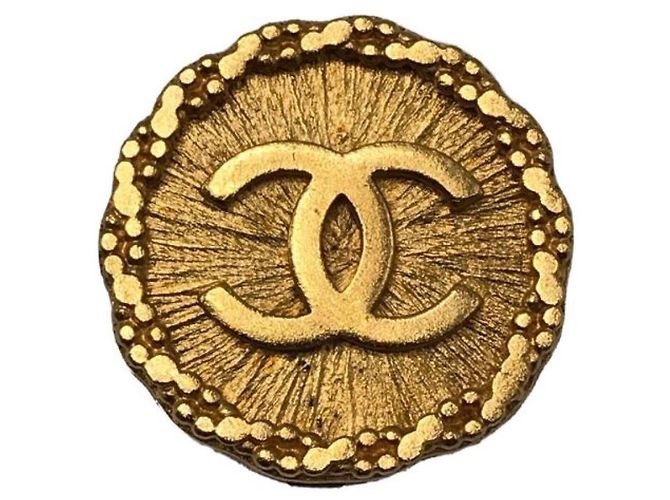 ***Orecchini vintage CHANEL rotondi con marchio cocco - vista 3