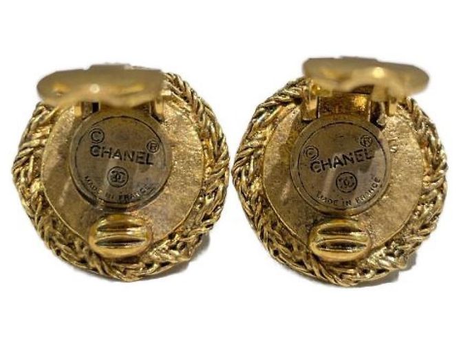 ***Orecchini di perle moda vintage CHANEL D'oro - vista 3