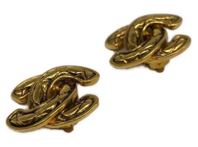 ***Set di orecchini vintage Cocomatrasse CHANEL D'oro - vista 2